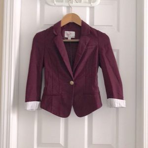 Dynamite burgundy blazer